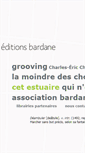 Mobile Screenshot of editionsbardane.org